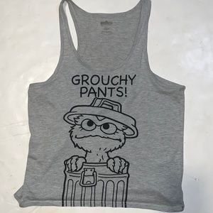 Grouchy Pants Sesame Street Tank